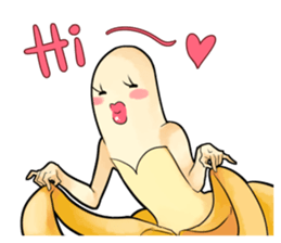Catherine The Beauty Banana sticker #11063528