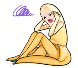 Catherine The Beauty Banana sticker #11063535