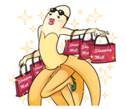 Catherine The Beauty Banana sticker #11063555
