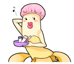 Catherine The Beauty Banana sticker #11063557