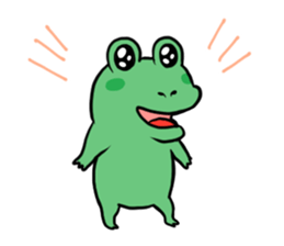 Strange frog 's series by Beth sticker #11063728