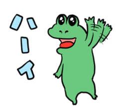 Strange frog 's series by Beth sticker #11063729