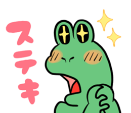 Strange frog 's series by Beth sticker #11063730
