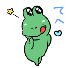 Strange frog 's series by Beth sticker #11063732