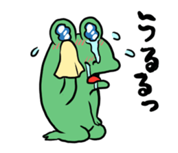 Strange frog 's series by Beth sticker #11063743