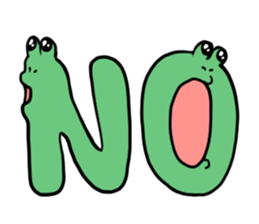 Strange frog 's series by Beth sticker #11063744