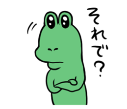 Strange frog 's series by Beth sticker #11063745