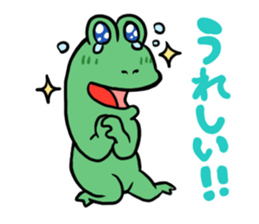 Strange frog 's series by Beth sticker #11063746