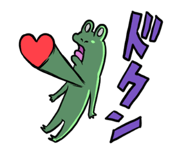 Strange frog 's series by Beth sticker #11063753