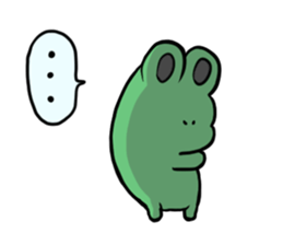 Strange frog 's series by Beth sticker #11063757
