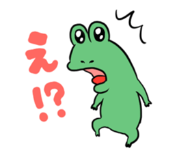 Strange frog 's series by Beth sticker #11063758