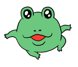 Strange frog 's series by Beth sticker #11063764