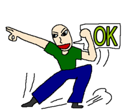 OK cool man sticker #11063970