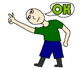 OK cool man sticker #11063974