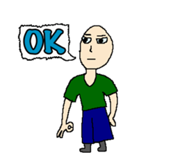 OK cool man sticker #11063981