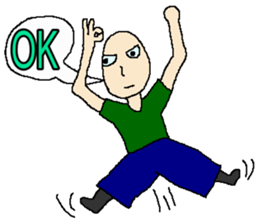 OK cool man sticker #11063983