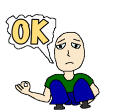 OK cool man sticker #11063986