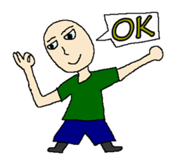 OK cool man sticker #11063987