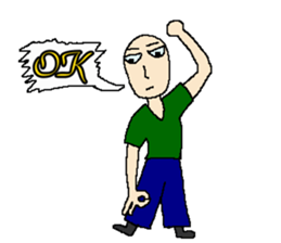 OK cool man sticker #11063988