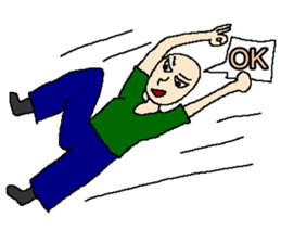 OK cool man sticker #11063989