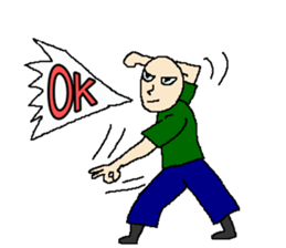 OK cool man sticker #11063995