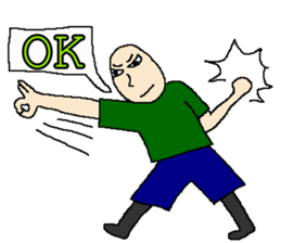 OK cool man sticker #11063996