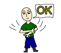 OK cool man sticker #11064001