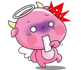 An Angel Calf's Story, ver. 4 sticker #11064060