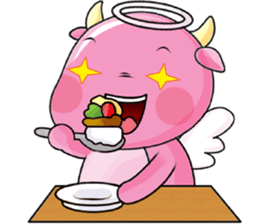 An Angel Calf's Story, ver. 4 sticker #11064072