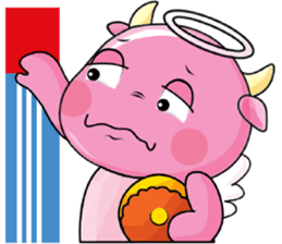 An Angel Calf's Story, ver. 4 sticker #11064081