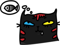 Molly cat sticker #11064330