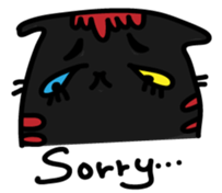 Molly cat sticker #11064335