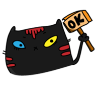 Molly cat sticker #11064358