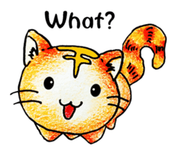 Lazy Persian (English) sticker #11064808