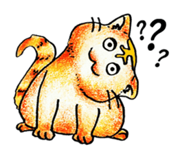 Lazy Persian (English) sticker #11064814