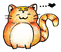 Lazy Persian (English) sticker #11064815