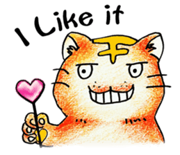 Lazy Persian (English) sticker #11064821