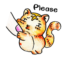 Lazy Persian (English) sticker #11064825