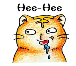 Lazy Persian (English) sticker #11064826