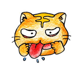 Lazy Persian (English) sticker #11064834