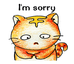 Lazy Persian (English) sticker #11064835