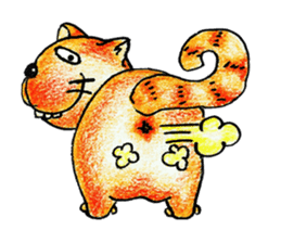 Lazy Persian (English) sticker #11064846