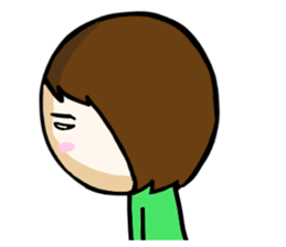 Every day of carefree girl sticker #11065463