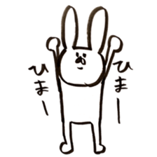 Sticker of rabbit and cat sticker #11065689