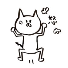 Sticker of rabbit and cat sticker #11065691