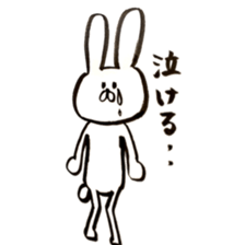 Sticker of rabbit and cat sticker #11065703