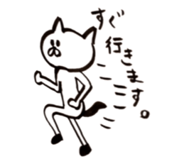 Sticker of rabbit and cat sticker #11065708