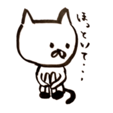 Sticker of rabbit and cat sticker #11065725