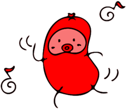 It's a wiener. sticker #11065931