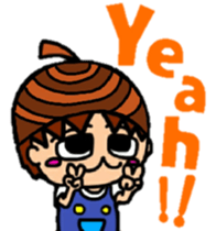 Acorn boy "Dan". sticker #11066769